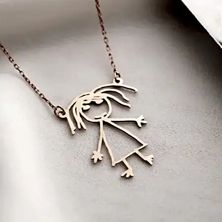 925 Ayar Gümüş Child Kolye