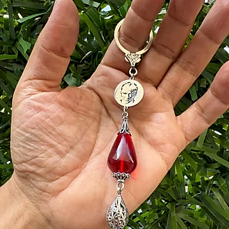 Atatürk Silüet Gümüş Anahtarlık